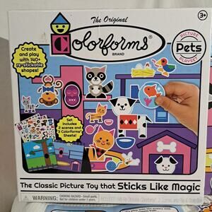 Colorforms Classic Pets Picture Playset Multiple Piece 2 Picture Panels